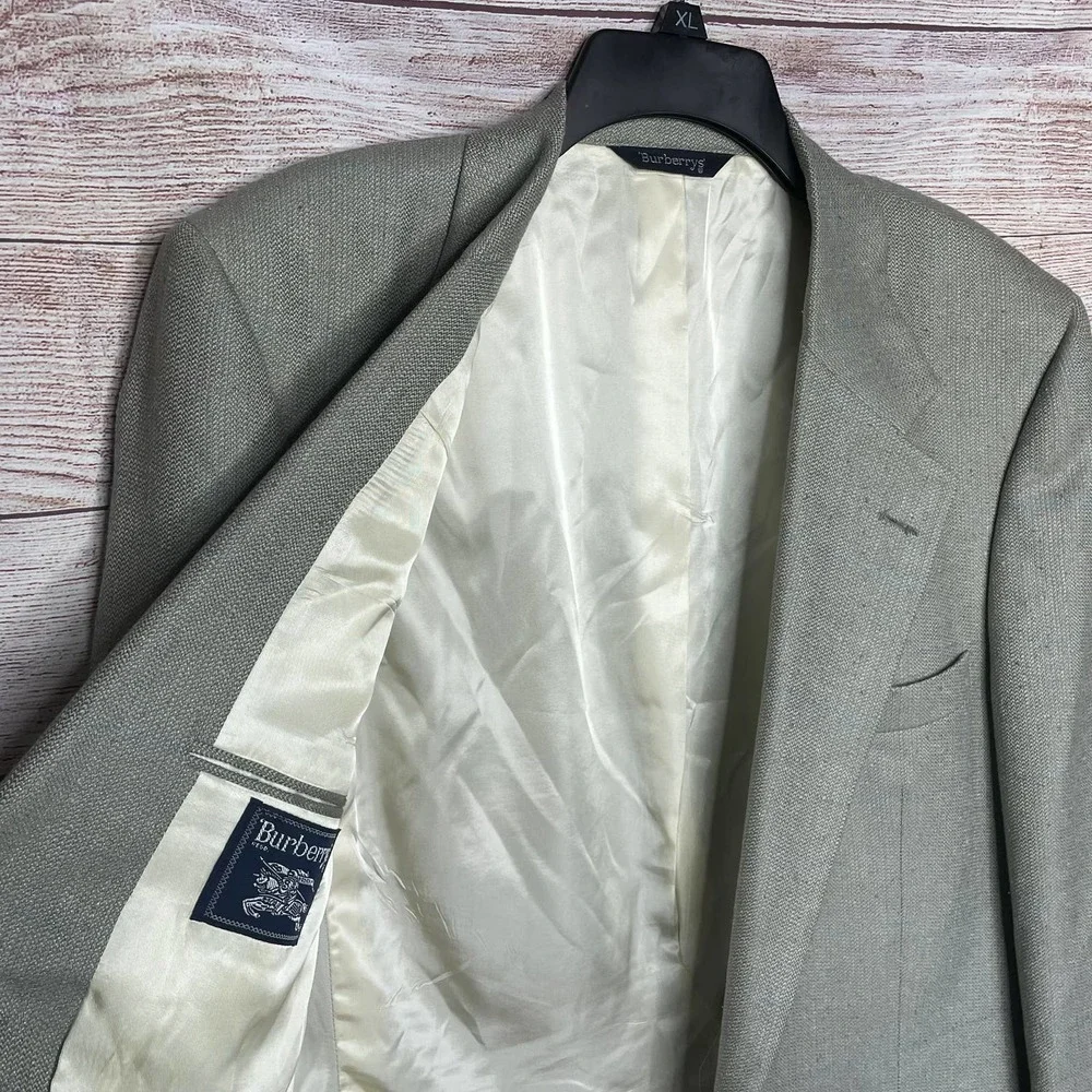 Burberry Burberrys London Vintage Men's Button Blazer Jacket
